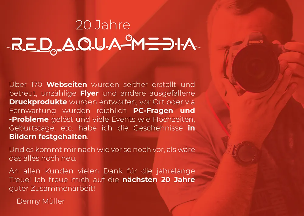 20 Jahre Red Aqua Media