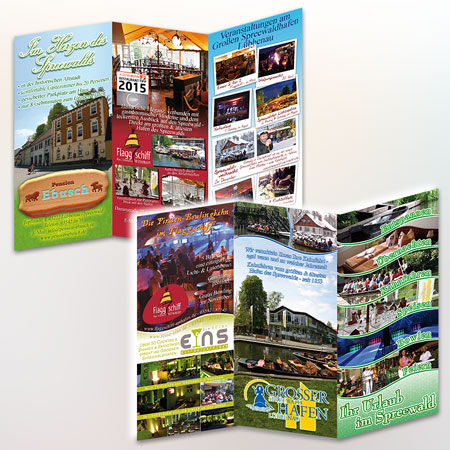 Flyer gefalzt